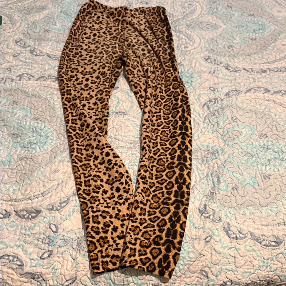 Source Unknown Leopard Print Leggings - image 2